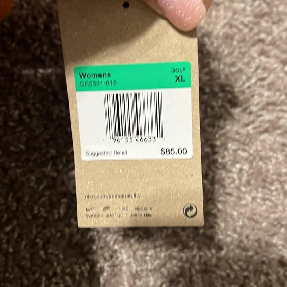 NWT Nike Women’s Dri-fit golf polo XL Orange - Picture 8 of 8